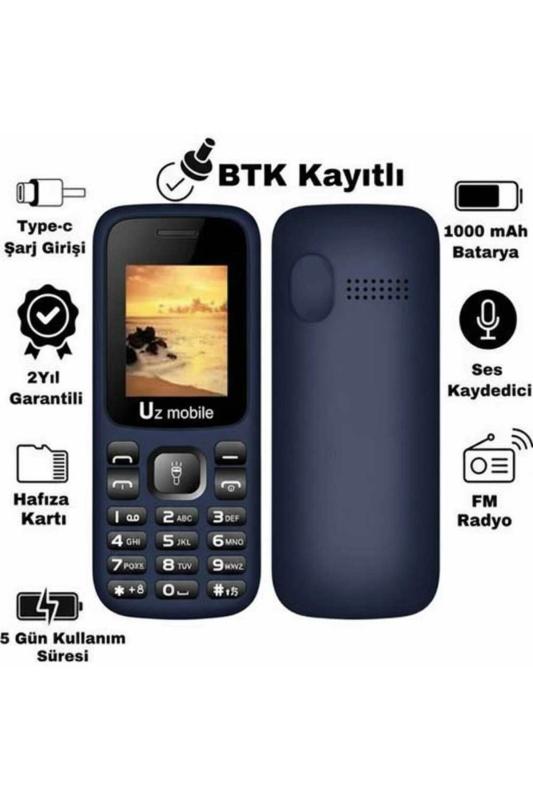 Uz Yerli Üretim Tuşlu Asker Telefonu -Uz Türkiye
