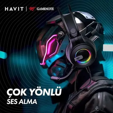 Havit Gamenote H2040D Rgb Aydınlatmalı Mikrofonlu Gaming Oyuncu Kulaklığı