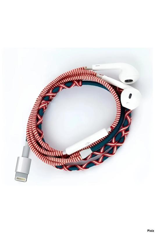 rangmobil Örgülü Kulaklık 7/8/SE/X/XR/XS/XSMAX/11/12/13/14.Lightning Girişli Bt Kulaklık