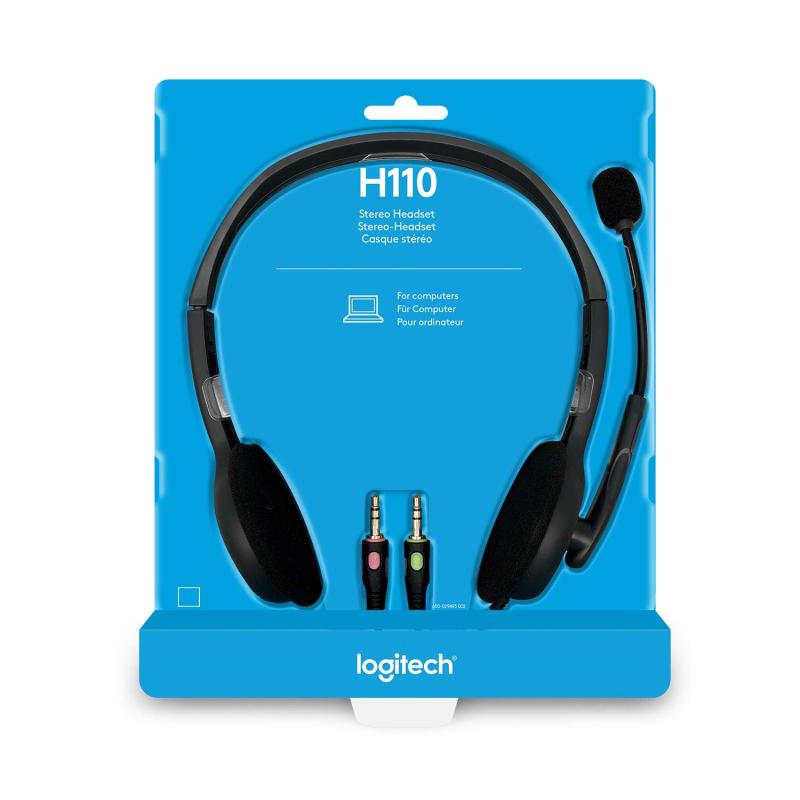 Logitech H110 Stereo Kulaküstü Kulaklık 981-000271 Siyah