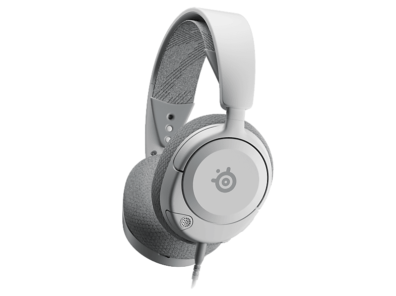 Steelseries Arctis Nova 1p Beyaz Kablolu Mikrofonlu Kulak Üstü Oyuncu Kulaklığı Badem