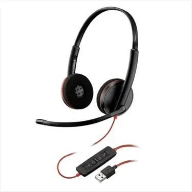 Plantronics C3220 USB-A Kulak Üstü Kulaklık Siyah