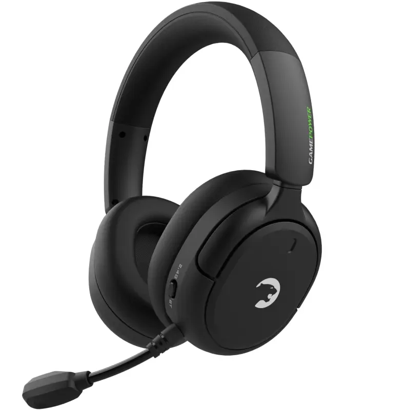 GamePower Aero Ultra Triple Oyuncu Kulaküstü Kulaklık Siyah