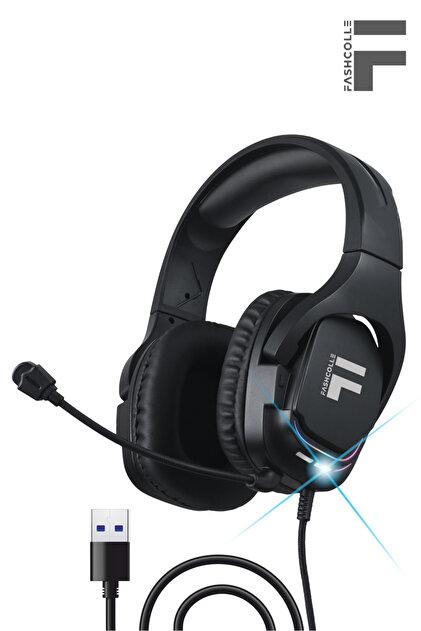 Fashcolle G900 7.1 Virtual Sound Oyuncu Kulaklığı Siyah