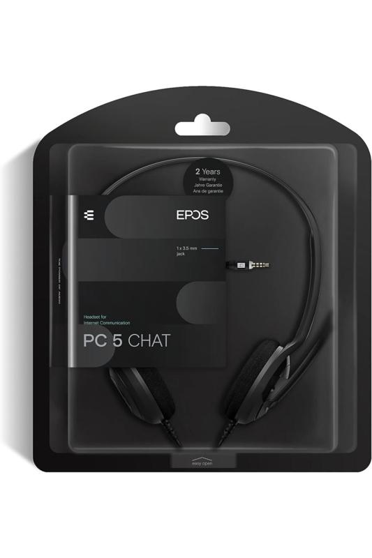 Sennheiser PC 5 Chat Çift Taraflı VoIP Kulak Üstü Kulaklık Siyah
