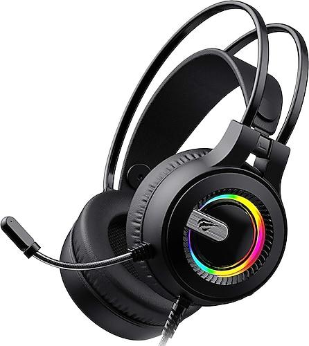 Havit Gamenote H2040D 3.5 Fack + USB Oyuncu Kulaklığı Siyah