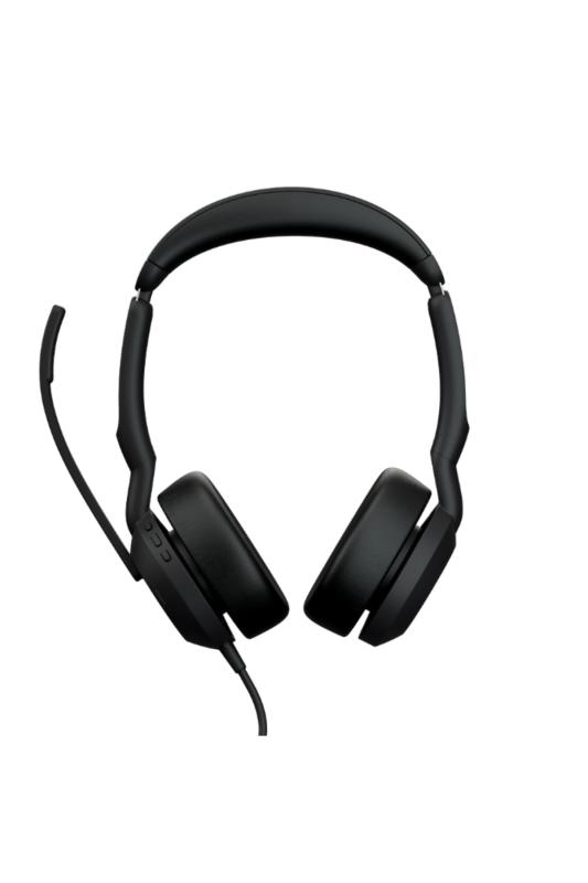Jabra Evolve2 50 Duo Usb-c/a Ms Kablolu Kulak Üstü Kulaklık Siyah