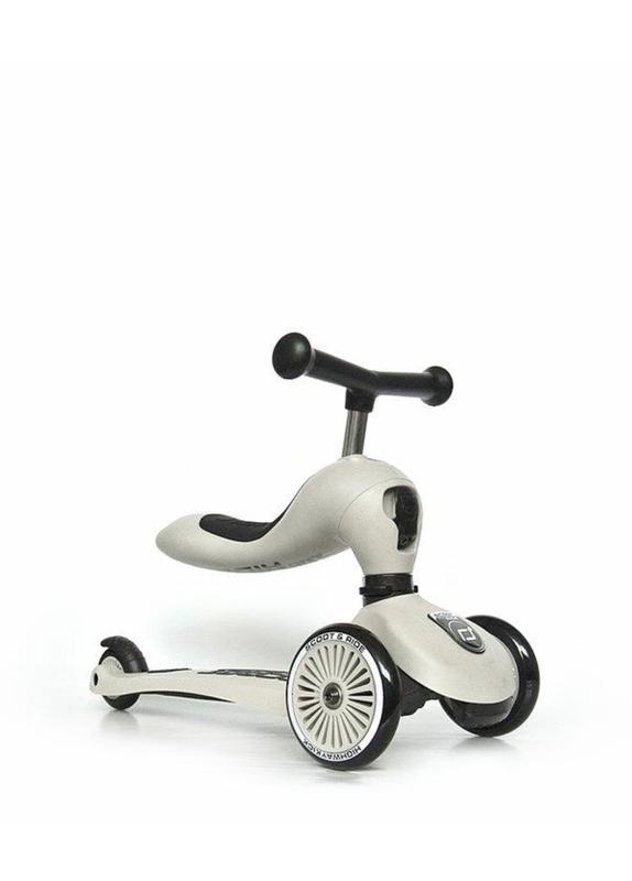 Scoot And Ride Highwaykick 1 Oturaklı Çocuk Scooter Açık Gri