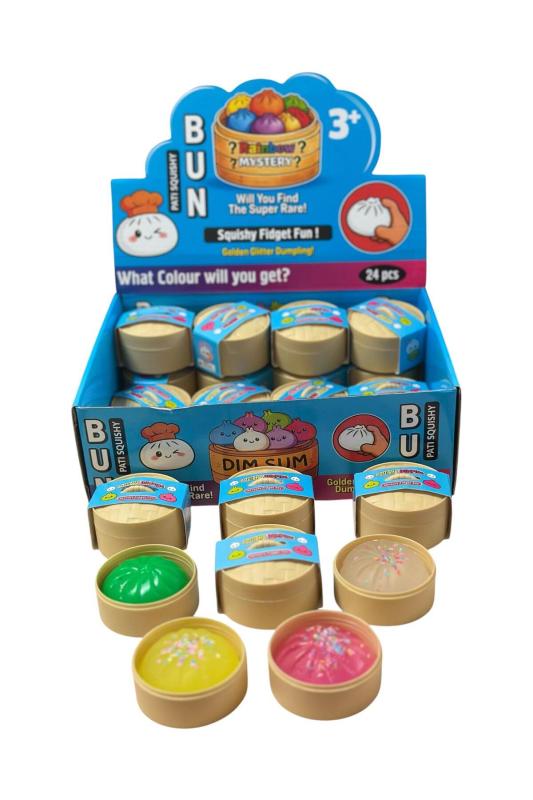BalonKasaba Çin mantısı Mini Sukuşi New Trend Squishy Dumpling Sürpriz Renklerde Rainbow Mystery Squishy Bun Moj Moj 1 Adet