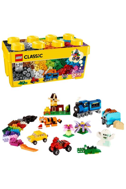 LEGO® Classic Orta Boy Yaratıcı Parçalar Yapım Kutusu 10696 4+ Yaratıcı Oyuncak Yapım Seti - 484 Parça