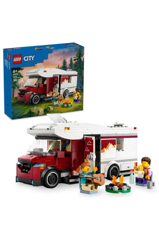 LEGO® City Tatil Macera Karavanı 60454 - 6 Yaş ve Üzeri Çocuklar için Yaratıcı Oyuncak Yapım Seti (385 Parça)