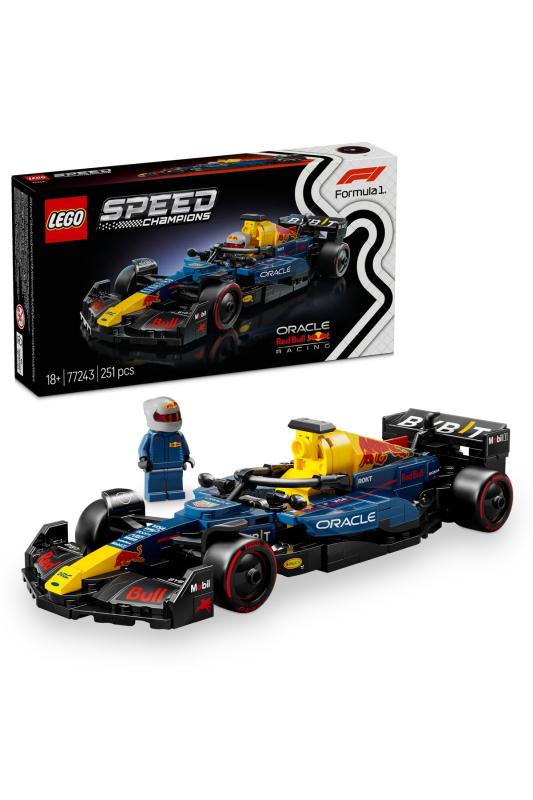 LEGO® Speed Champions Oracle Red Bull Racing RB20 F1® Yarış Arabası 77243 - Yetişkinler için Yaratıcı Model Yapım Seti (251 P)