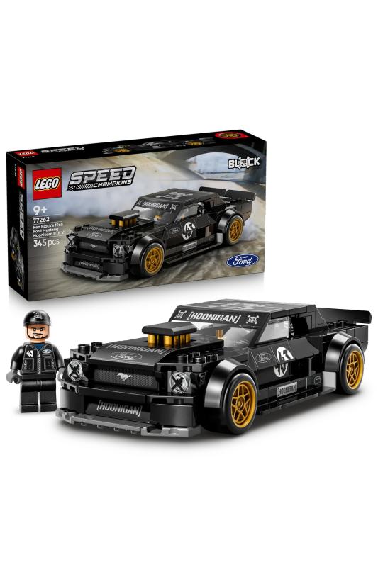 LEGO® Speed Champions Ken Block’un ‘65 Ford Mustang Hoonicorn V1’i 77262 - 9+ için Minifigür İçeren Oyuncak Yapım Seti (345 Parça)