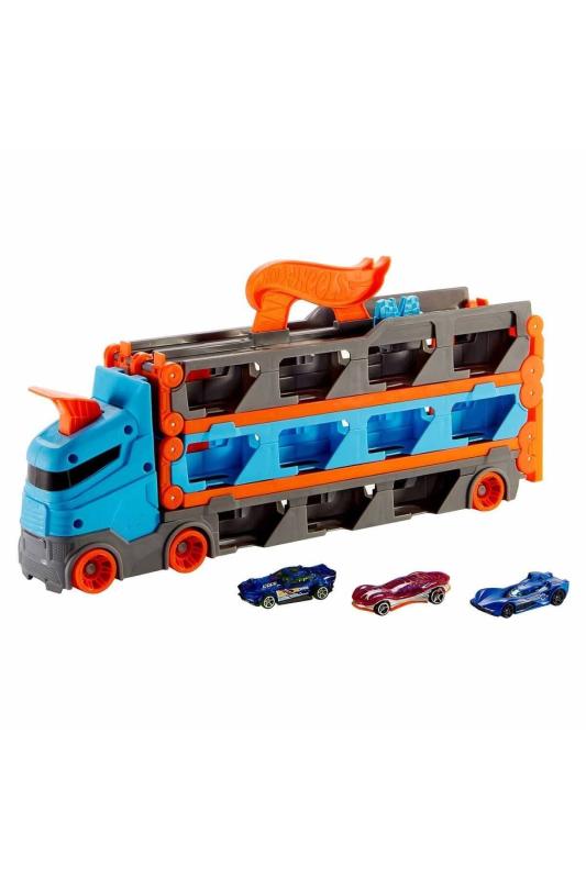 Hot Wheels GVG37 Sürat Pistli Tır 3 Adet 1:64 Ölçekli Araba İçerir