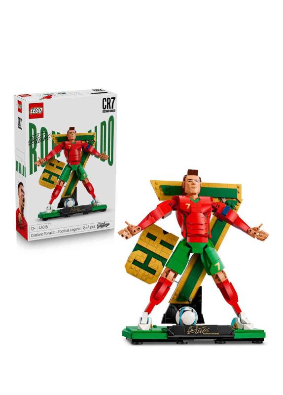 LEGO® Editions Cristiano Ronaldo – Futbol Efsanesi 43016 - 12 Yaş ve Üzeri Çocuklar için Dekoratif Model Yapım Seti (854 Parça)