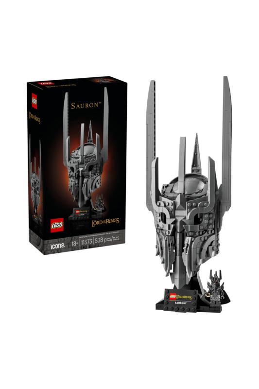 LEGO® Icons Yüzüklerin Efendisi: Sauron'un Miğferi 11373 - Yetişkinler için Minifigür İçeren Yaratıcı Model Yapım Seti (538 Parça)