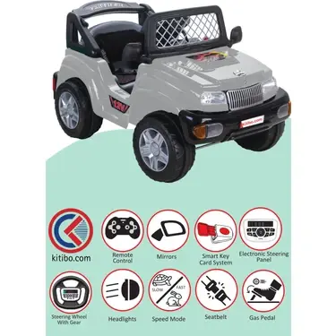 Pilsan Akülü Araba 12 V Panther Kumandalı Siyah