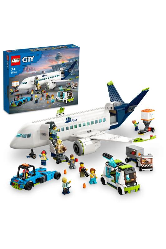 LEGO® City 60367 Yolcu Uçağı Yaratıcı Oyuncak Yapım Seti 930 Parça