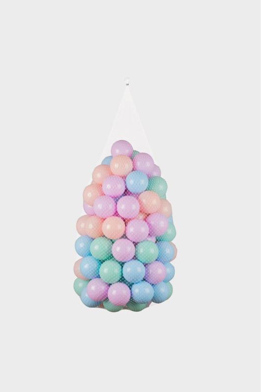 Atlas Baby&chıld Bubble 50'li 6 Cm Top Seti, Çocuklar İçin Güvenli Ve Eğlenceli Oyun Malzemesi
