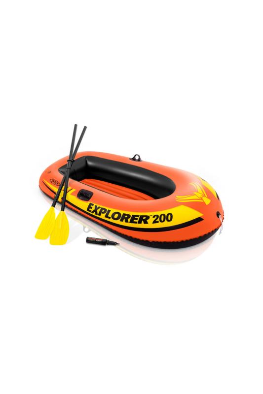 Intex Şişme Bot Seti - - Explorer 200 - 185cm - 2 Kişilik (58331)