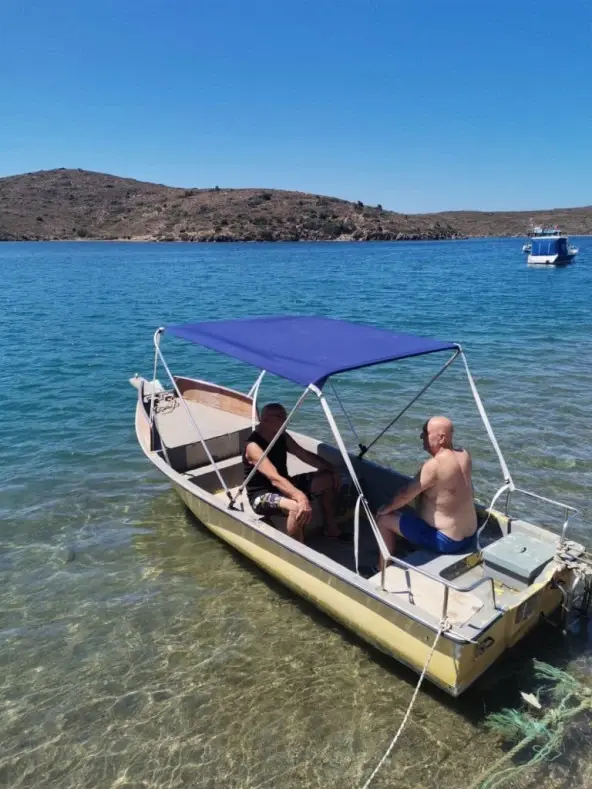 Genel Markalar Katlanabilir 2 Kollu Tekne ve Bot Tentesi ( Lacivert En : 130 cm )