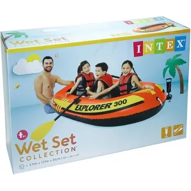 Intex 58332 Explorer 300 Şişme Bot Seti