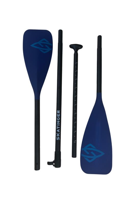 Skatinger Mavi Sup Paddle Board Çift Taraflı Kürek