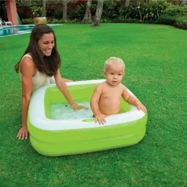 Intex Vardem Mini Kare Şişme Taban Havuz 86 x 86 x 25 cm