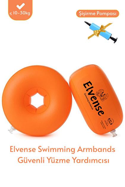 Elvense Çocuk Yüzme Kolluğu Seti (10-30 Kg) – Pompalı + Taşıma Çantalı
