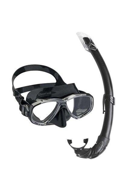 Cressi Perla-mexico Maske Şnorkel Seti Siyah