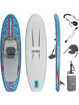 Hydro-force 10" X 33" X 6" / 3.05m X 84cm X 15cm Oceana 10" 2-in-1 Stand-up Paddleboard & Kayak Set
